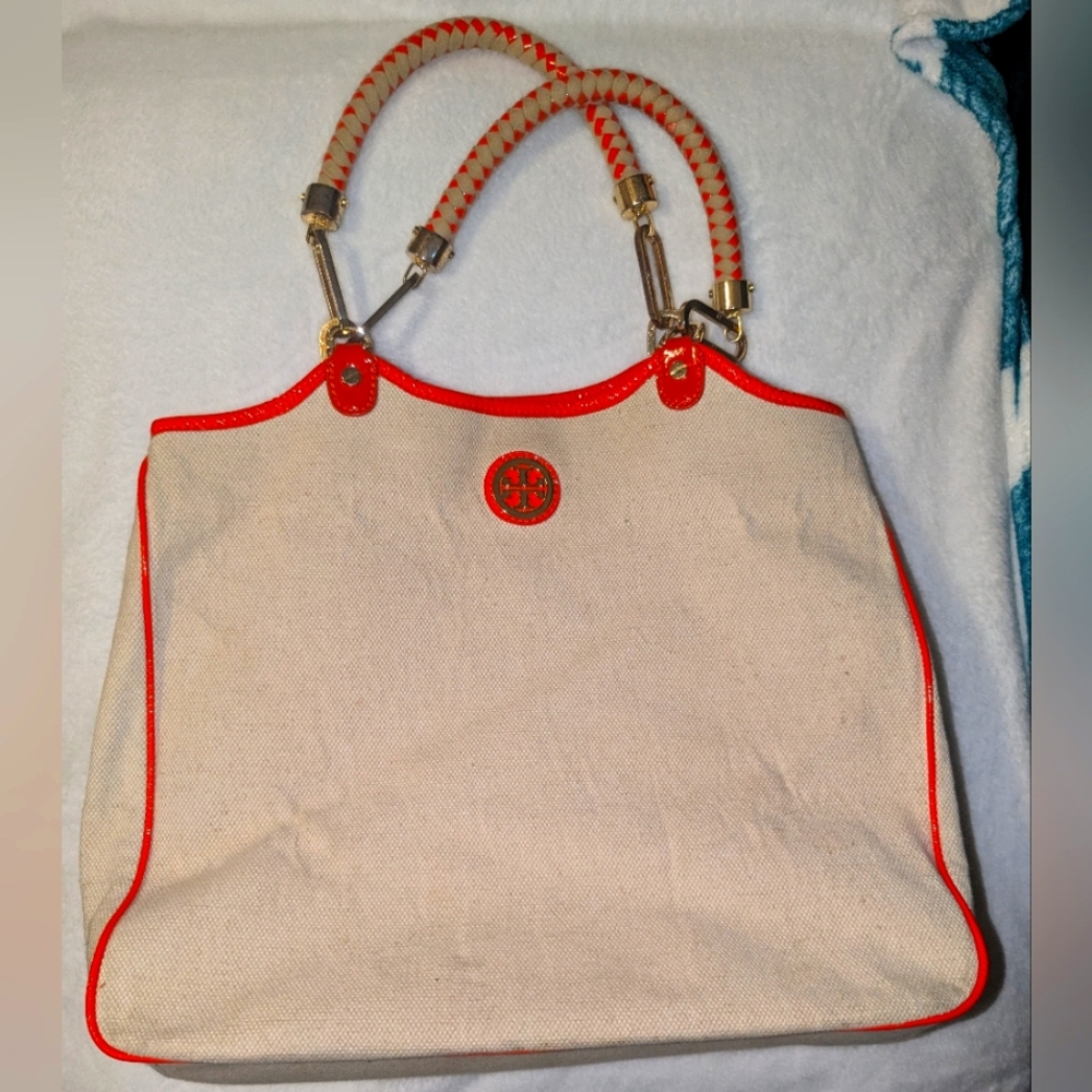 Tory Burch Climbing  Rope Channing Tote